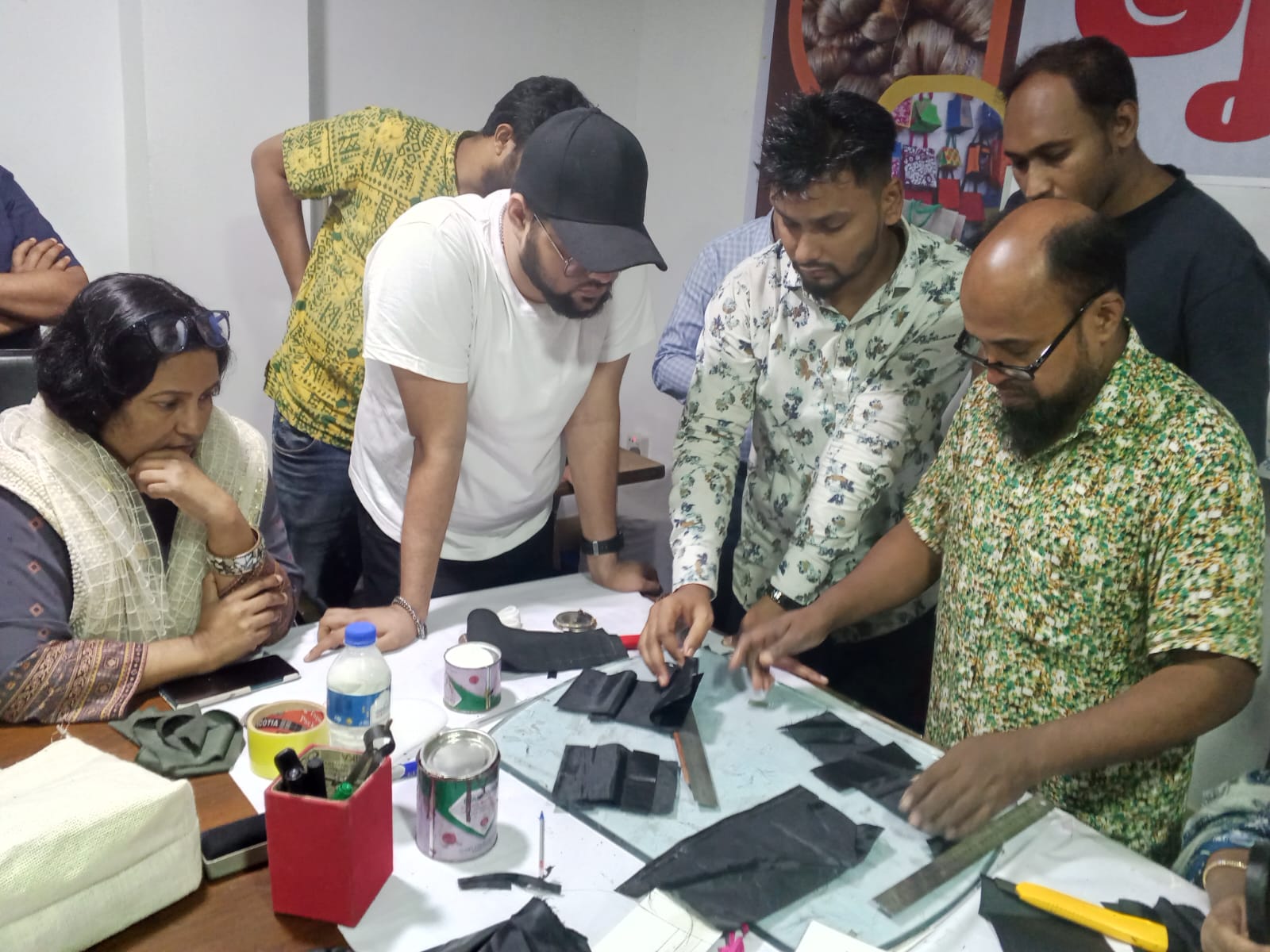 জুট প্রোডাক্টস প্রডাকশন শীর্ষক ৫ দিন ব্যাপী প্রশিক্ষন ৩য় দিনের কার্যক্রম