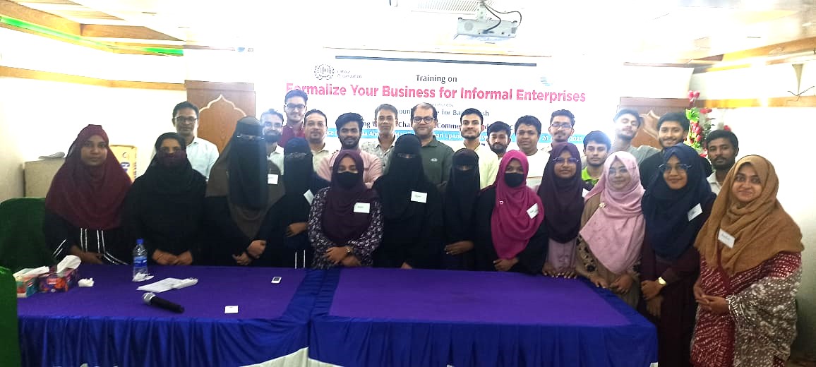 Formalize Your Business (FYB) for Informal Enterprises শীর্ষক তিনদিন ব্যাপী প্রশিক্ষণ কোর্সের ৩য় দিনের কার্যক্রম।