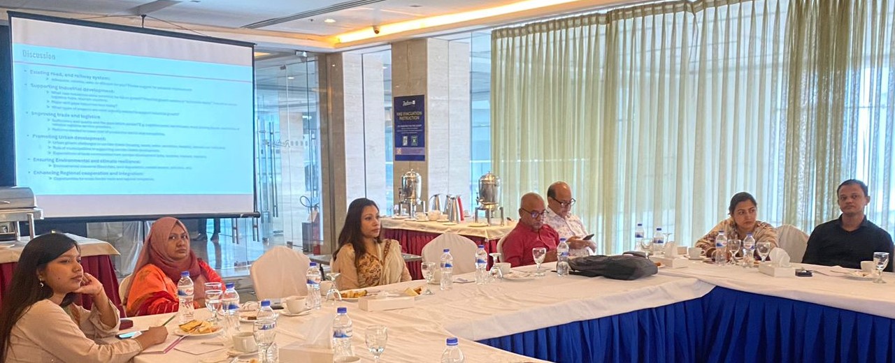 ‘‘Economic Corridor Study’’  র্শীষক স্টেকহোল্ডার কনসাল্টেশন ওর্য়াকশপ